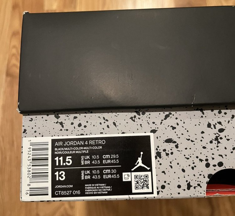 Air Jordan 4 Retro Red Thunder Streetwear