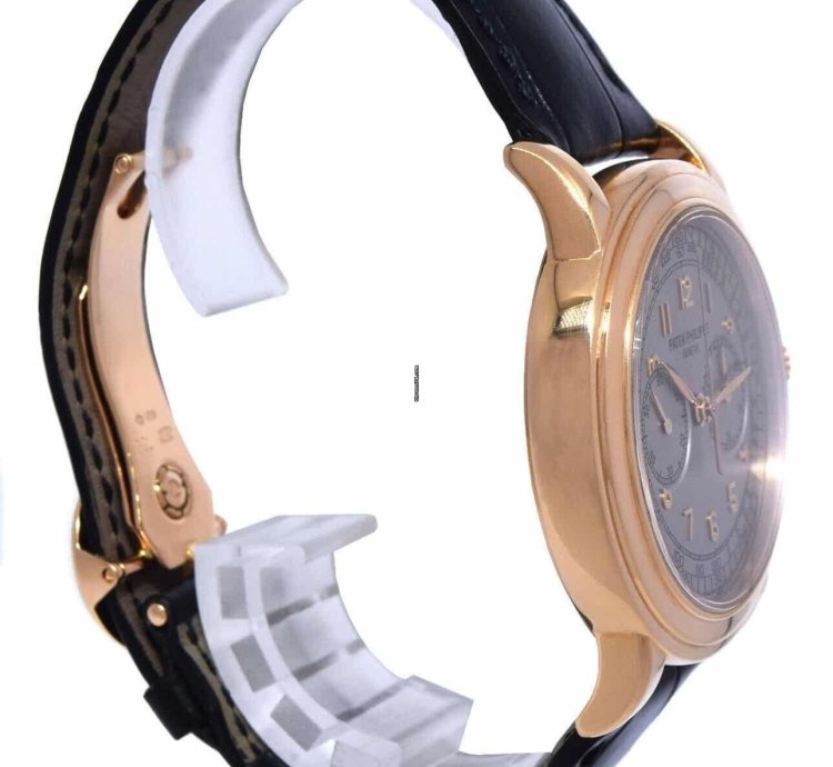 Patek Philippe Chronograph 5070 18k Rose Gold Chronograph Mens Watch Box Papers 05 5070r
