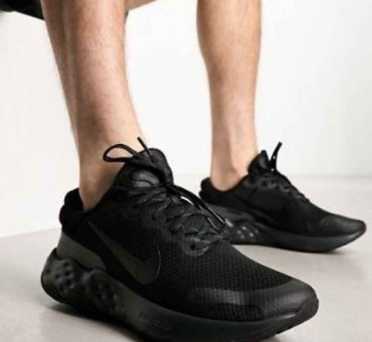 Nike Renew Ride 3 Black Running Shoes
