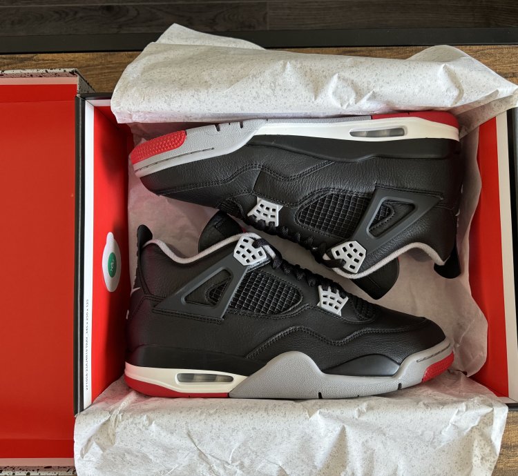 Air Jordan 4 Retro Reimagined Bred Leather