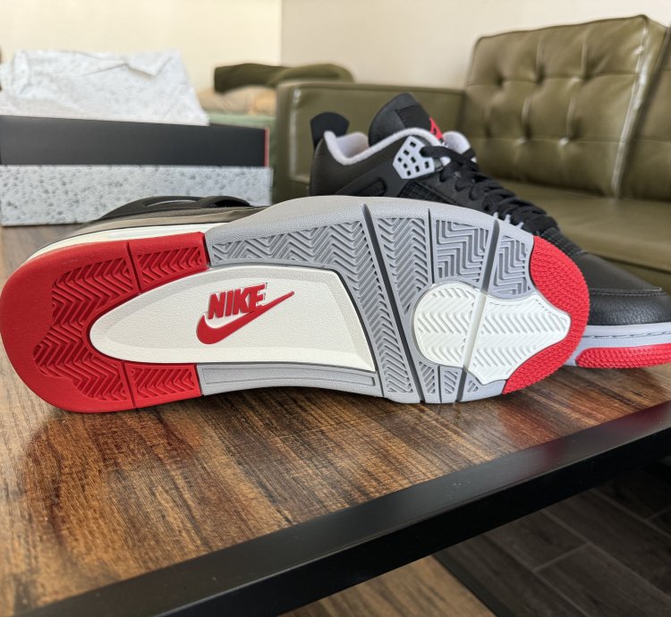Air Jordan 4 Retro Reimagined Bred Leather