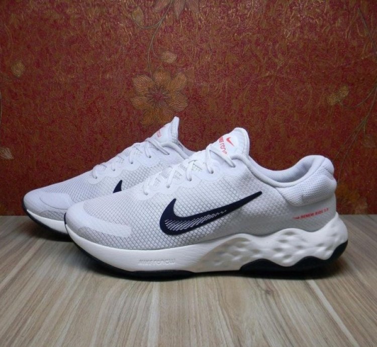 Nike Renew Ride 3 White Running Shoes