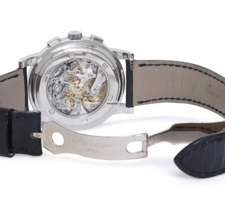 Patek Philippe Chronograph 5070 18k White Gold Mens 42mm Watch Archives 5070g