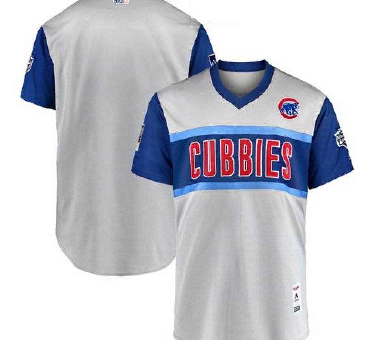 Chicago Cubs Custom Gray 2019 Mlb Little League Classic Team Jersey