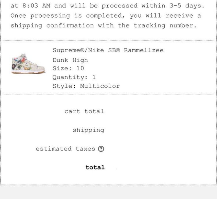 Supreme Nike Sb Dunk Hi