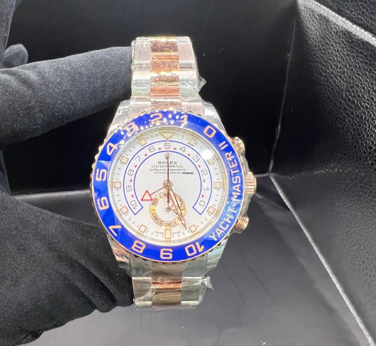 Rolex Yacht-master Ii Rose Gold Steel 44mm
