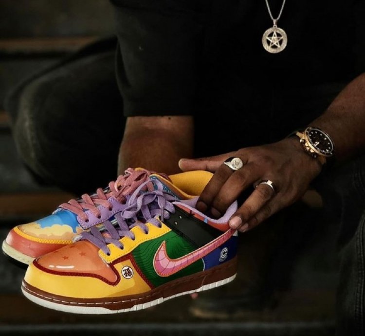 Nike Sb Dunk Low Dragon Ball Z Dbz Sneakers