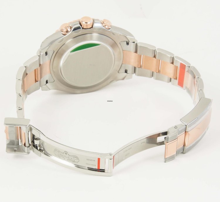 Rolex Yacht-master Ii Ss 18k Rose Gold White Dial 44mm