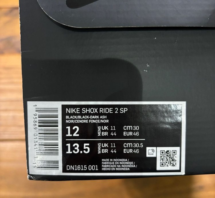 Supreme Shox Ride 2 Black