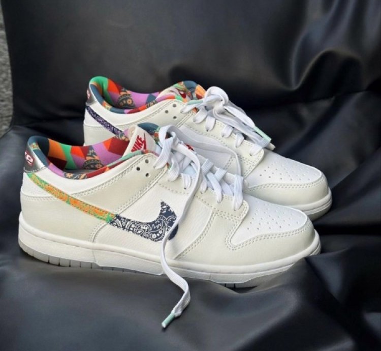 Nike Sb Dunk Low Multi Color Paisley Sneakers