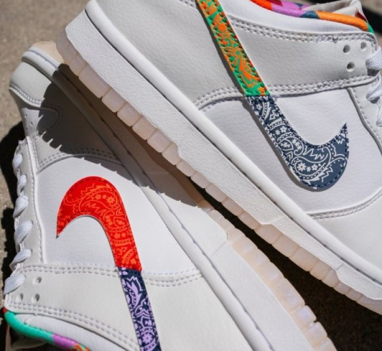 Nike Sb Dunk Low Multi Color Paisley Sneakers