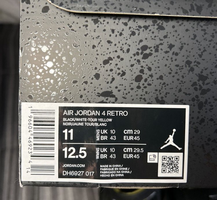 Air Jordan 4 Retro Thunder 4s