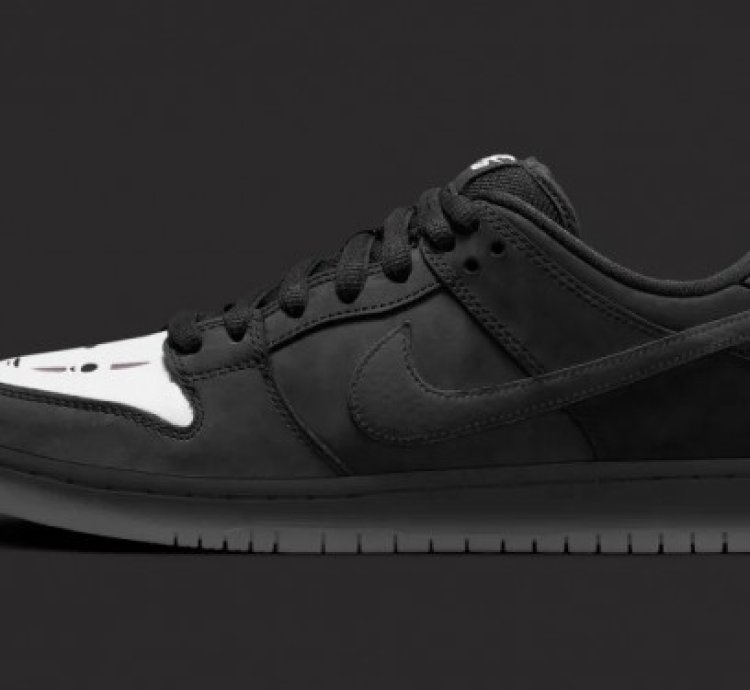 Nike Sb Dunk Low No Face Black White Sneakers