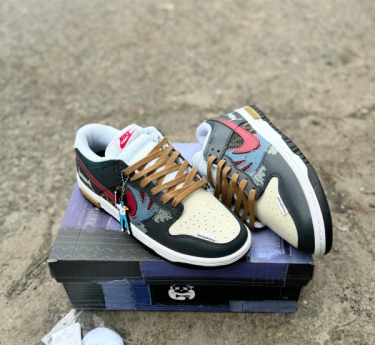 Nike Sb Dunk Low Pandaprank Sneakers