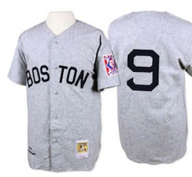Boston Red Sox Ted Williams Gray 1939 Throwback Jersey