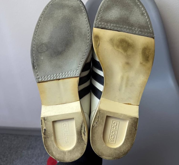 Vintage Adidas Bowling Low Top Sneakers