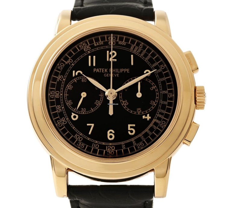 Patek Philippe Chronograph 5070j Black Fullset