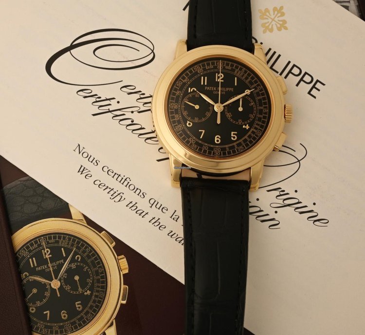 Patek Philippe Chronograph 5070j Black Fullset