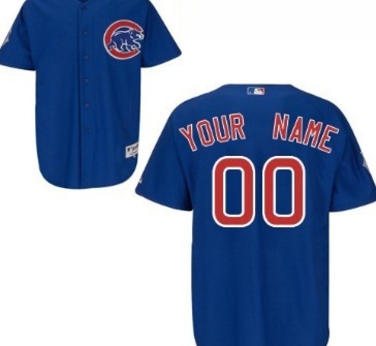 Chicago Cubs Customized Blue Jersey