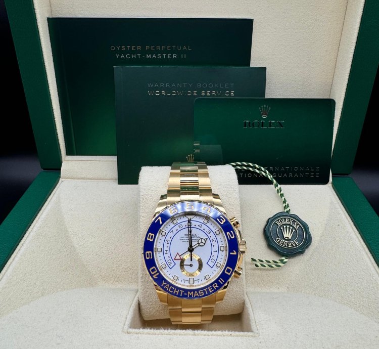 Rolex Yacht-master Ii Yellow Gold Unworn