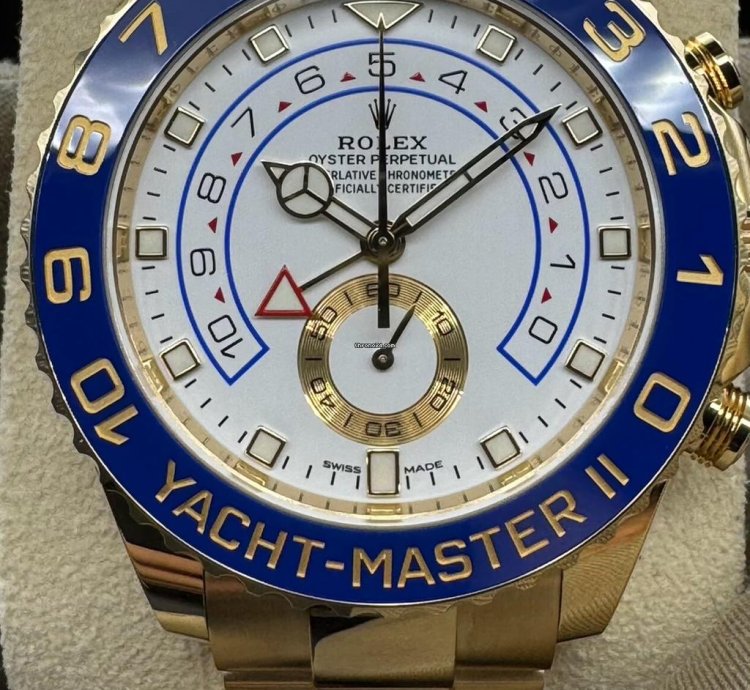 Rolex Yacht-master Ii Yellow Gold Unworn