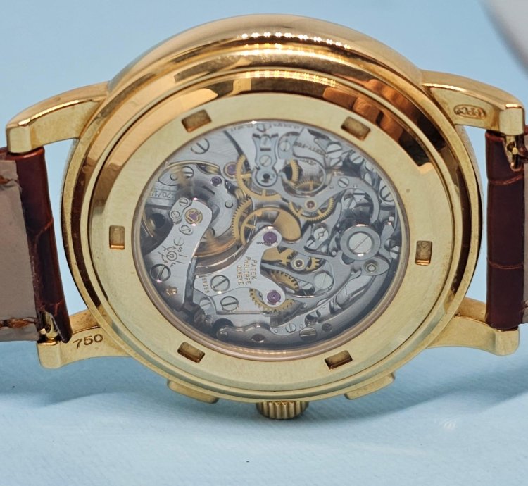 Patek Philippe Chronograph 5070j Yellow Gold With Extract Never Polished