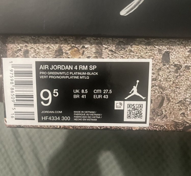 Air Jordan 4 Rm Sp Nigel Sylvester