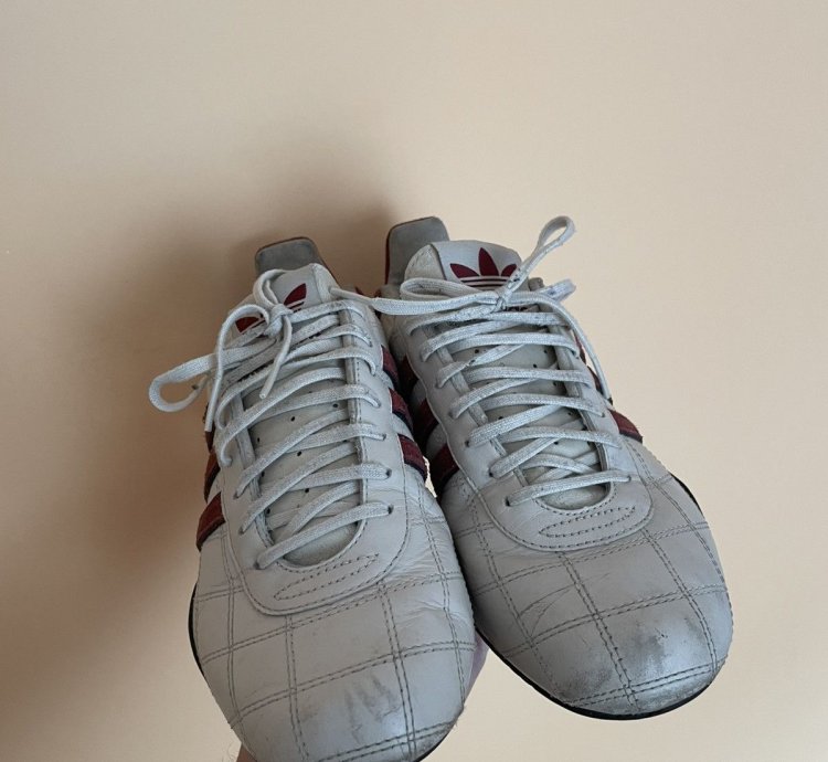 Vintage Adidas Goodyear Racing Leather Driver Shoes