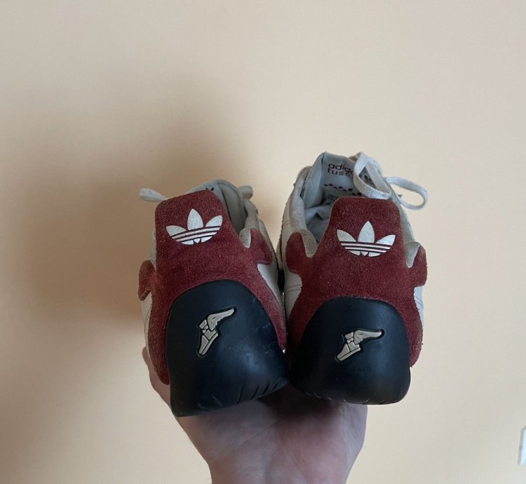 Vintage Adidas Goodyear Racing Leather Driver Shoes