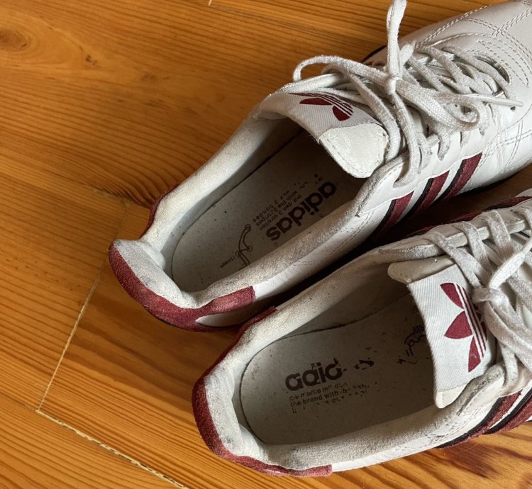 Vintage Adidas Goodyear Racing Leather Driver Shoes