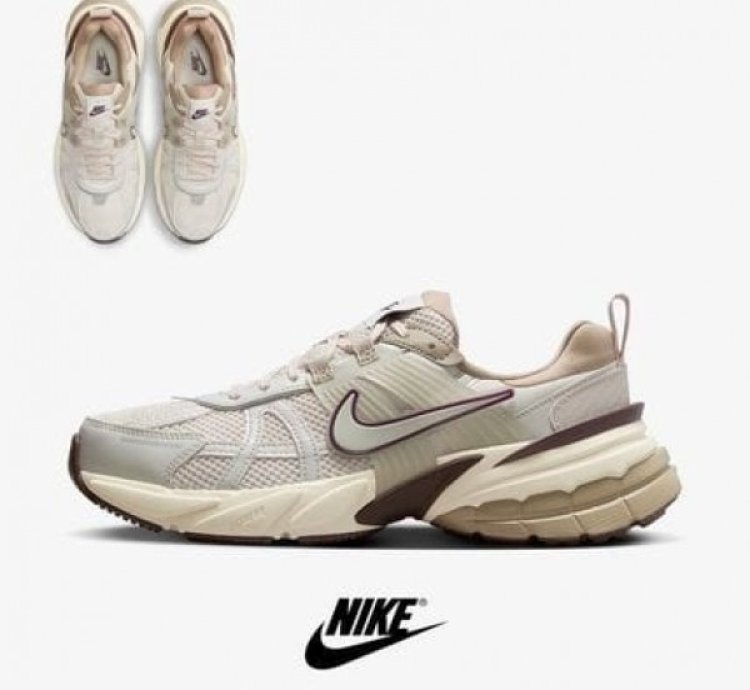 Nike V2k Run Light Orewood Brown Running Shoes