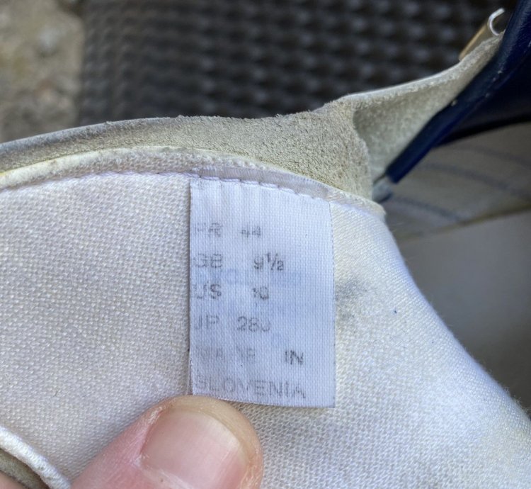 Vintage Adidas Jogging High Top Shoes Made In Slovenia Rare