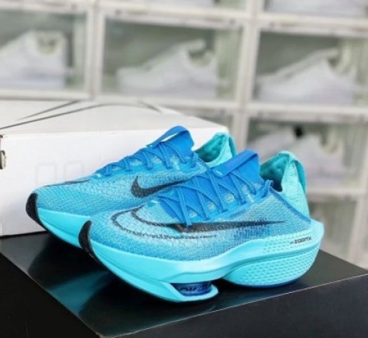 Nike Zoom Alphafly Blue Running Shoes