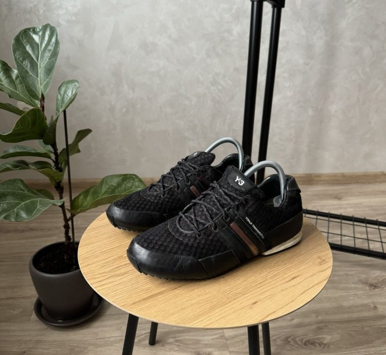 Vintage Adidas Yohji Yamamoto Y2k Low Top Leather Sneakers