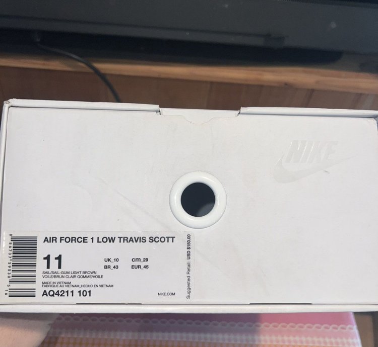 Travis Scott Air Force One Sail
