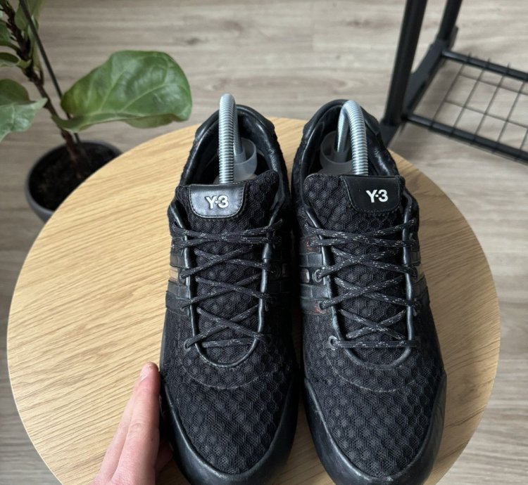 Vintage Adidas Yohji Yamamoto Y2k Low Top Leather Sneakers