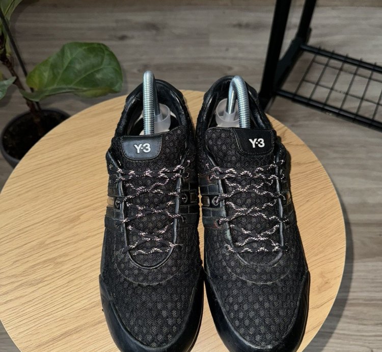 Vintage Adidas Yohji Yamamoto Y2k Low Top Leather Sneakers