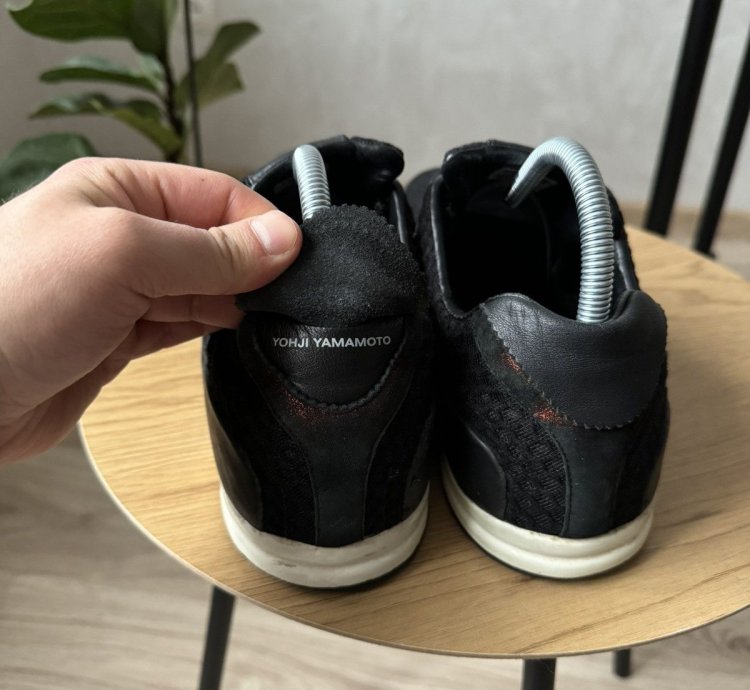 Vintage Adidas Yohji Yamamoto Y2k Low Top Leather Sneakers