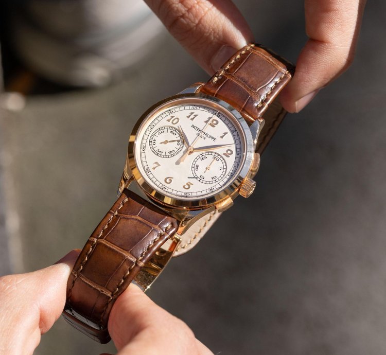 Patek Philippe Chronograph 5170-001r Breguet Numerals In 18k Rose Gold Box And Paper Set