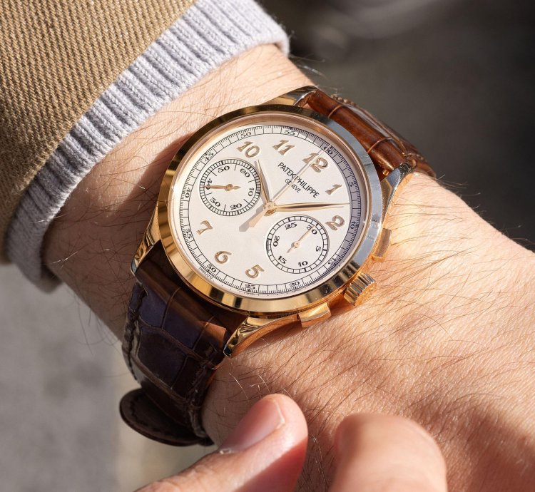 Patek Philippe Chronograph 5170-001r Breguet Numerals In 18k Rose Gold Box And Paper Set