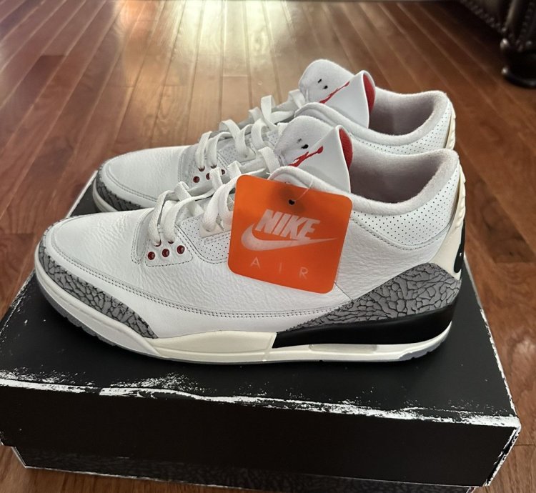 Air Jordan Retro 3 White Cement Reimagined
