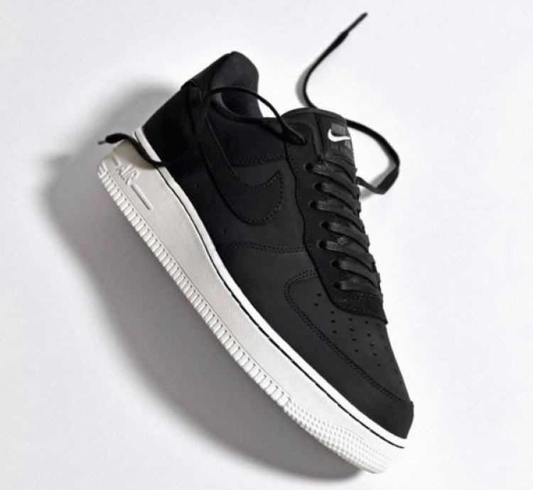Off Noir X Nike Air Force 1 Lx Black White Sneakers