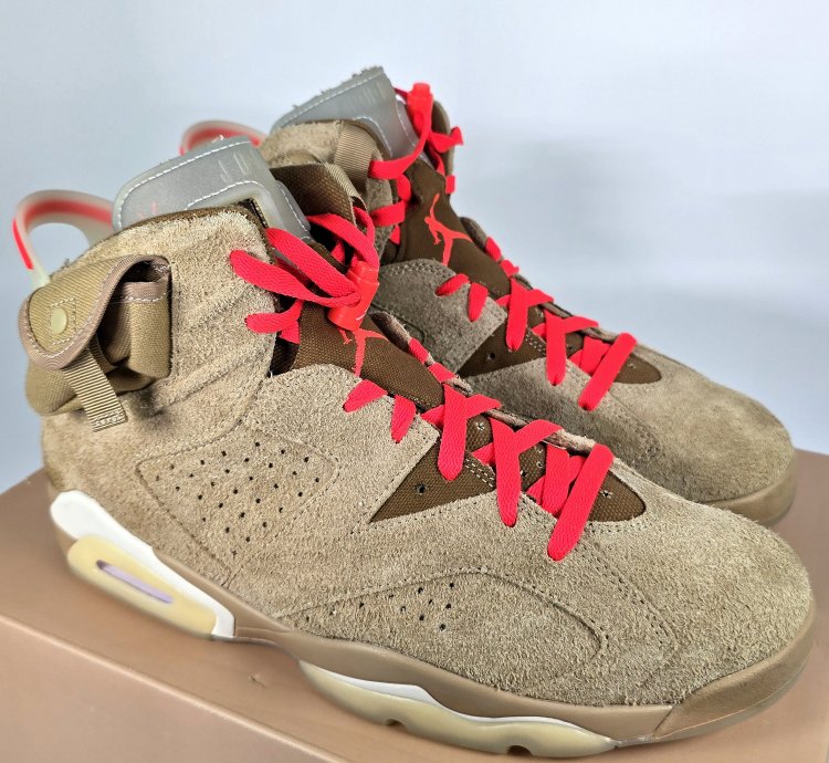 2021 Travis Scott Air Jordan 6 Retro British Khaki