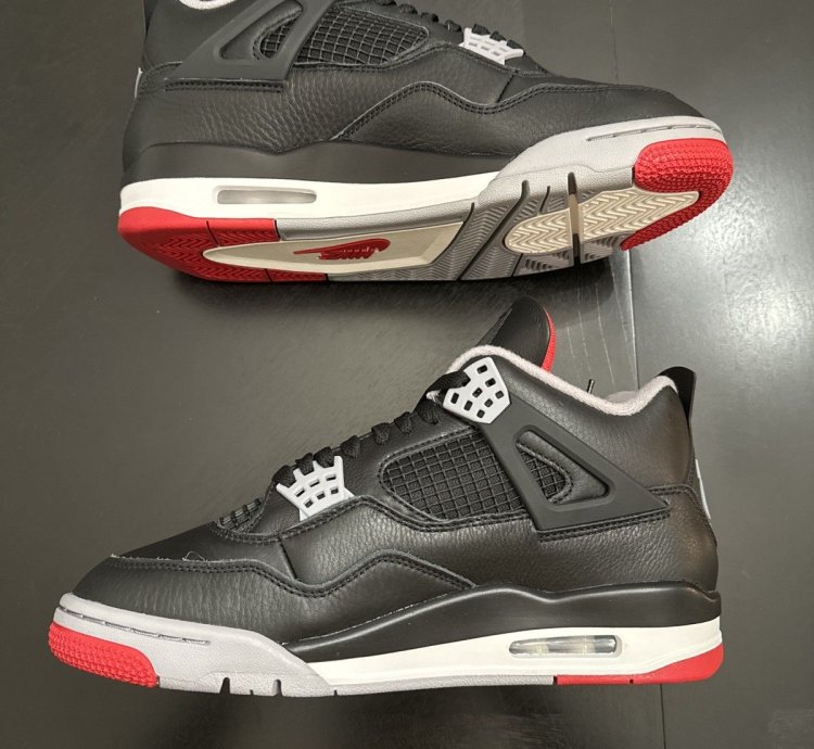 Air Jordan Retro 4 Bred Reimagined