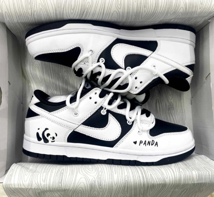 Off Whiite X Nike Sb Dunk Low Panda Sneakers