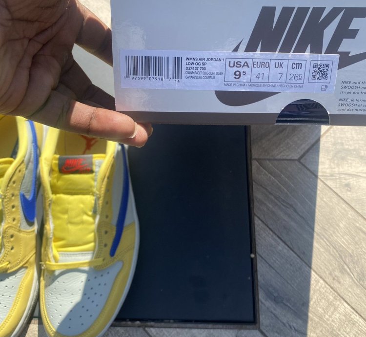 Travis Scott Canary 1 Low