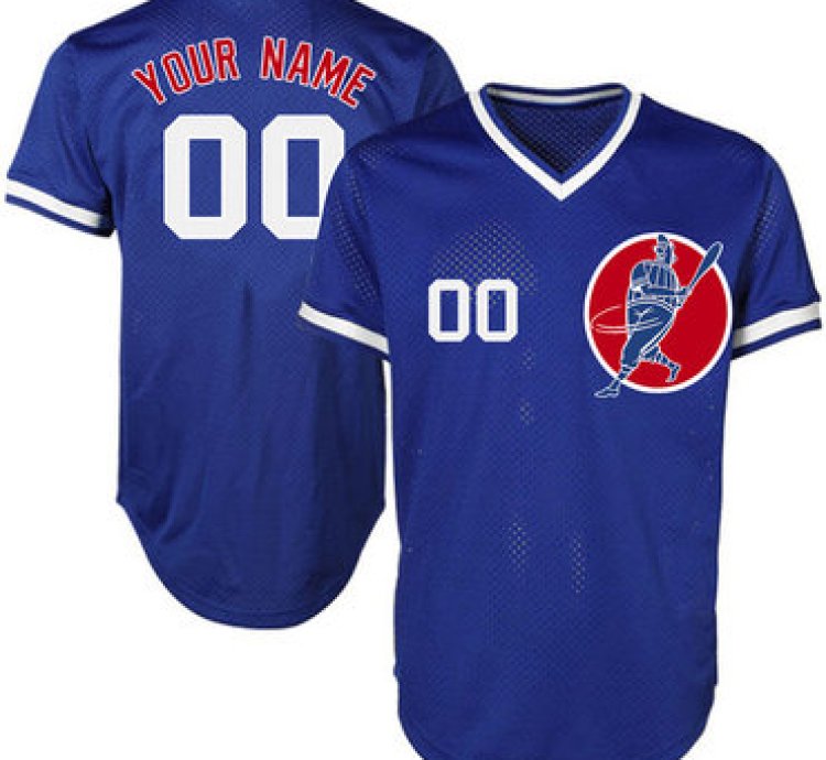 Cubs Blue Customized New Design Jersey