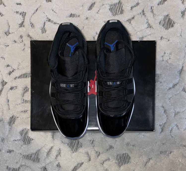 2024 Jordan 11 Retro Low Space Jam Size 10