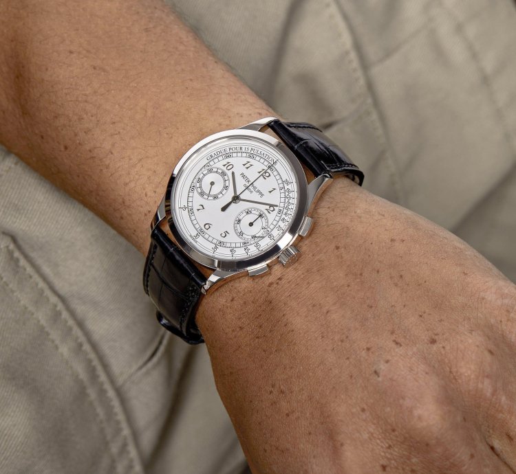Patek Philippe Chronograph 5170g-001 White Gold White Dial