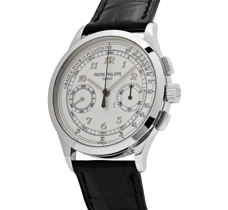 Patek Philippe Chronograph 5170g-001 White Gold White Dial